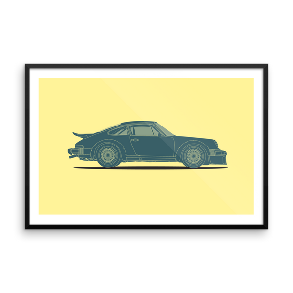 934 Turbo RSR Illustration - Framed Art