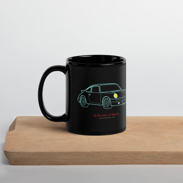 THE SUPERCOOL 911 SC Black Glossy Mug
