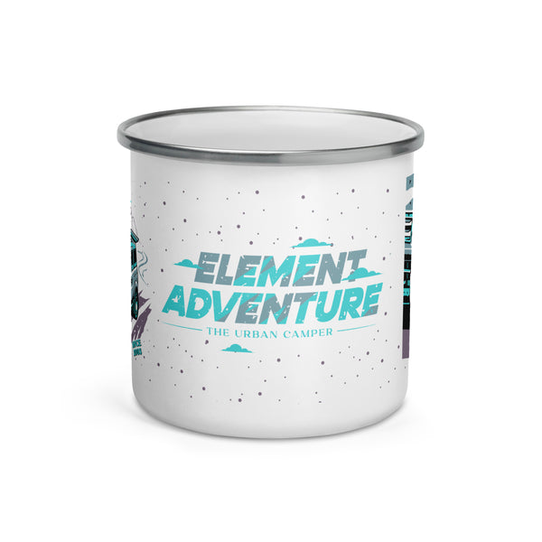 Element Adventure True White Enamel Mug