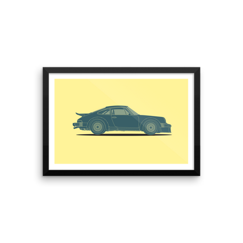934 Turbo RSR Illustration - Framed Art
