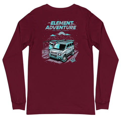 Element Adventure Custom Teal Unisex Long Sleeve Tee